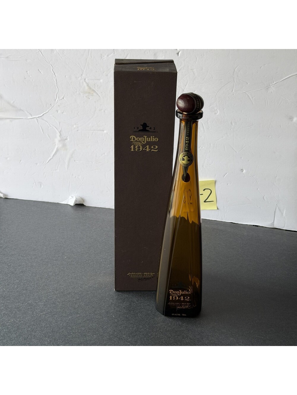 Don Julio 1942 Tequila Empty Bottle with Box B-2 Collectible Display